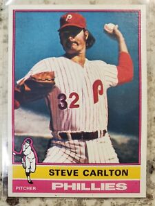 1976 Topps Baseball  #355 Steve Carlton NM-MT Or Better Phillies Sharp