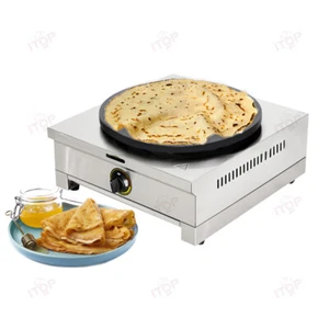 Commercial Pancake Crepe Maker Non Stick Electric / Gas Crepe Baking Pan Griddle - Bild 1 von 12