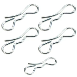 Juego de 5 piezas de clips de cubierta para cuatro pasadores de bloqueo de pajarita 194209 y uno 194208 nuevo - Imagen 1 de 4