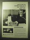 1964 Bell Speakerphone Ad - Take Shoulder Cramp Out