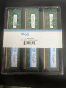 EDGE Memory 12GB (3X4GB) PC3-10600ECC Unbuffered 240-PIN DDR3 Kit - Picture 1 of 1