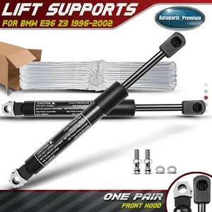 2Pcs Front Hood Lift Supports Shock Struts for BMW E36 Z3 1996-2002 51238397401 - Picture 1 of 12