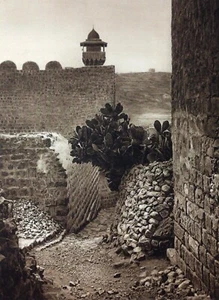 1925 HEBRON HARAM Photogravure Art Print WEST BANK Palestine Architecture - Picture 1 of 2