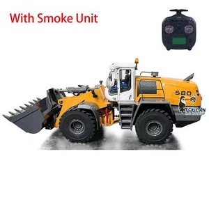 1/14 RC Metal Hydraulic Loader XDRC 580 Engineering Vehicle Smoke Sound Light - Picture 1 of 8