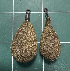 PEAR SHAPE BASS GLOW WEIGHTS 1oz x 5 WEIGHTS PIKE, PERCH DEAD BAITING WEIGHTS - Picture 1 of 3