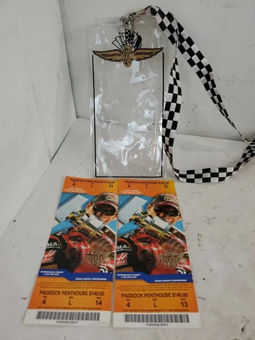 Brickyard 400 August 7th 2005 (Jeff Gordon Ticket) - Paddock Penthouse Nice seat Cover