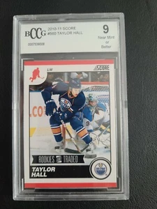 2010-11 Score Taylor Hall #560 Rookie Card!!! BCCG NM/BETTER 9!!! - Picture 1 of 2