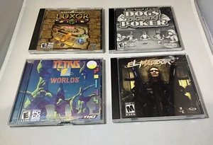 Tetris Worlds Jewel Case PC, Dogs playing poker, el matador, Luxor puzzle tested - Picture 1 of 4