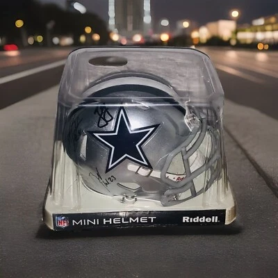 Dallas Cowboys 6 Jugadores Firmado Riddell Speed NFL Fútbol Mini Casco NUEVO 2011 Foto 1 de 4