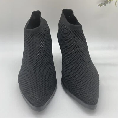 ALL BLACKWomen's PT Pull-on Bootie In Black Pointed Toes Size 37.5New in Box - Image 1 of 4