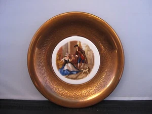Vintage Hand Made Copper & Porcelain Decorative Plate Wall Hanging - Bild 1 von 4