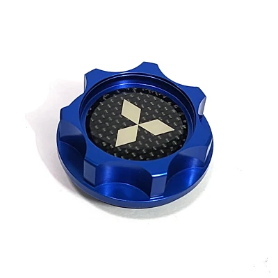 BLUE BILLET ALUMINUM OIL FILLER CAP FOR MITSUBISHI ECLIPSE LANCER CARBON FIBER - Image 1 of 4