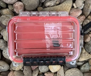 Mini caja de almacenamiento impermeable Plano. Nuevo. Sin caja. Rojo - Imagen 1 de 6
