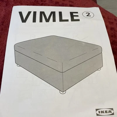IKEA Vimle Hocker Aufbewahrung Bezug - Bild 1 von 4
