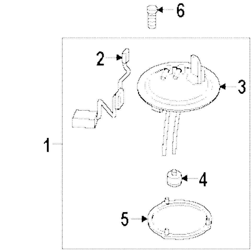 Medidor de combustible genuino Mazda K147-60-960 Foto 1 de 1