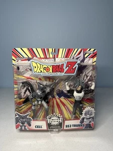 Dragon Ball Z Limited Paints SS2 Trunks & Cell Jakks Series 12 New Sealed - Picture 1 of 14