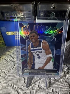 2024-25 Panini - Donruss Optic Anthony Edwards #2 My House Purple Holo + bonus - Picture 1 of 8