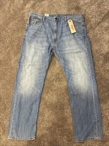 Levis Jeans Herren 42x32 Blau 505 Regular Straight American Workwear Medium Denim - Bild 1 von 5