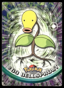 Bellsprout #69 Topps 1999 TV Animation Edition Black Label Pokémon LP - Picture 1 of 2