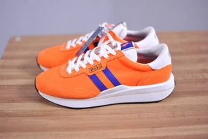Polo Ralph Lauren Train 89 Shoes Orange Purple Men's 11 - Picture 1 of 8