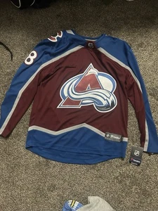 Men Hockey Home Jersey L Colorado Avalanche Cale Makar #8 Fanatics Breakaway - Picture 1 of 4