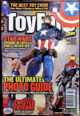 TOYFARE THE TOY MAGAZINE Edição 91 Março 2005 — Wizard Entertainment Marvel Unive - Imagem 1 de 4