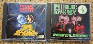2 CD Lot - PUBLIC ENEMY - FEAR OF A BLACK PLANET & APOCALYPSE 91 HIP HOP RAP - Picture 1 of 10