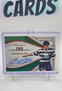 2023-24 Krasimir Balakov /99 Auto Panini Immaculate Collection Ink Autographs - Bild 1 von 2