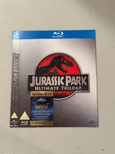 Jurassic Park Ultimate Trilogy Blu-Ray SLIPCOVER ONLY NO MOVIE, CASE, Etc - Picture 1 of 2