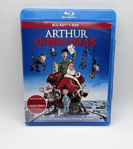 Arthur Christmas (Blu-ray/DVD) Animation Holiday Adventure Movie Santa Claus - Imagen 1 de 3