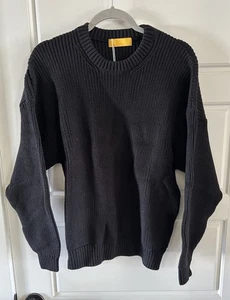 Yellow Label Co Company Cotswolds Strick einfarbig schwarz Gr. M - Bild 1 von 4