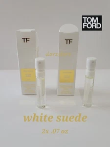 2x TOM FORD Eau de Parfum Spray *WHITE SUEDE* / .07 oz each / New In Box - Picture 1 of 4
