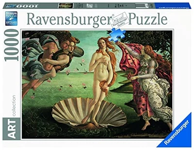 1000 Piece Jigsaw Puzzle Botticelli &quotThe Birth of Venus" Art - Image 1 of 4