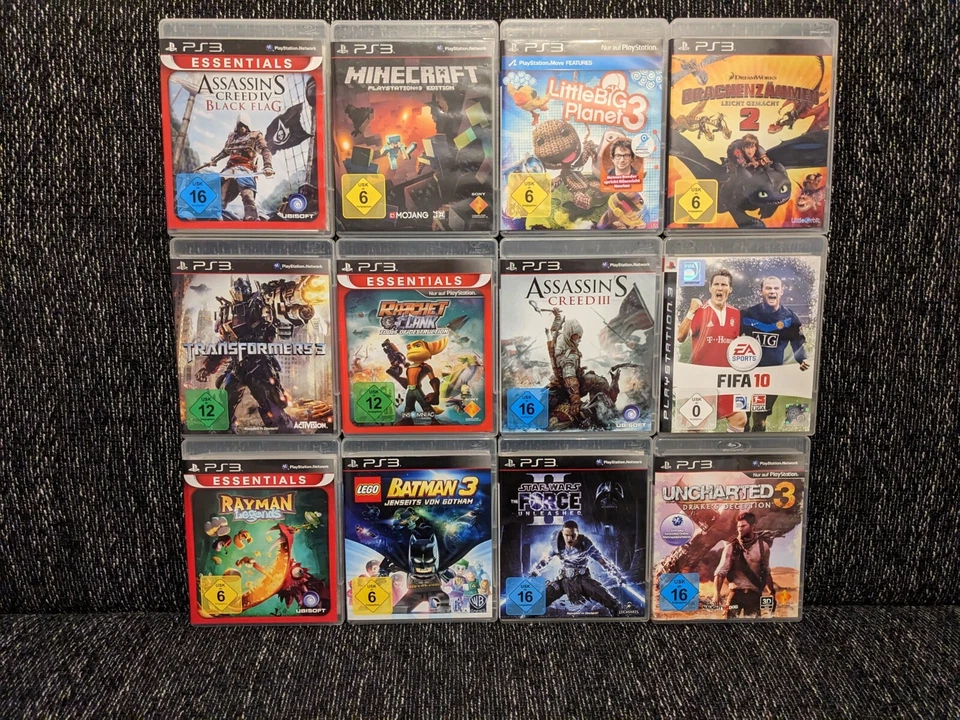 Playstation 3 Spiele Auswahl Ps3 Minecraft, Ratchet Clank, Rennen, Buzz, Sonic - Bild 1 von 1