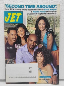 Jet Magazine September 27, 2004, Boris Kodjoe, Nicole Parker, Brian White Cover - Imagen 1 de 3