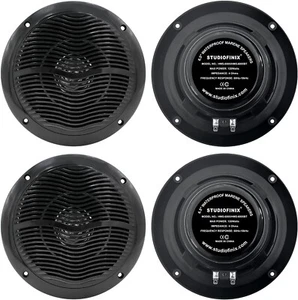STUDIOFINIX 6.5 Inches 2-Way Waterproof Marine Ceiling Speakers Compatible with - Picture 1 of 7