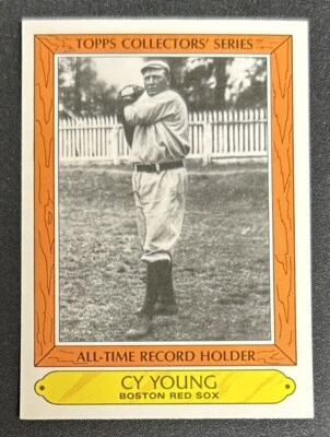 1985 Topps Collectors’ Series All-Time Record Holder Cy Young Baseball Card #44 - Image 1 of 2