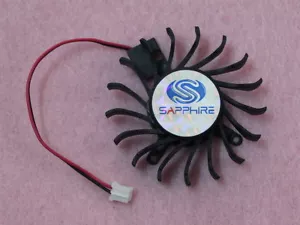 55mm Sapphire HD3650 HD4650 HD4670 Fan Replacement 29x34x39mm FW1253-A1042A R178 - Picture 1 of 5