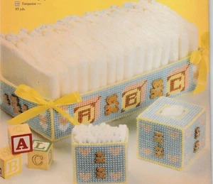 Windelhalter, Wattebausch & Tupferhalter - NUR Kunststoff Leinwand Muster - Bild 1 von 2