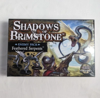 SHADOWS OF BRIMSTONE Board Game FEATHERED SERPENTS NEW Flying Frog 2022 - Image 1 of 2