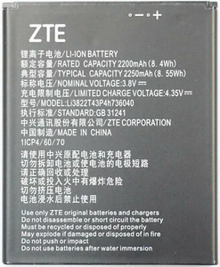 New OEM ZTE Li3822T43P4h736040 ZTE TEMPO X Go N9137 ZFIVE C Z558 Z559 Z839 T2 - Picture 1 of 1