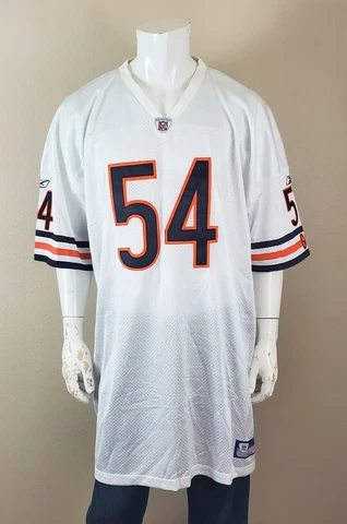 Vintage Reebok Authentic Chicago Bears Brian Urlacher Jersey Sz 60 Stitched BNWT Cover