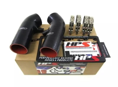 HPS Black Silicone Post MAF Air Intake Hose Kit Fits 08 - 14 Infiniti G37 3.7L - Image 1 of 4