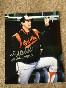 Joe Altobelli Orioles  Signed 8x10 W/COA  - Picture 1 of 1