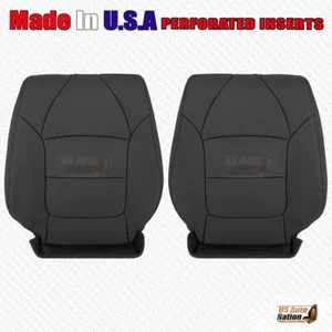 2002 2003 For Acura TL Type S Driver-Passenger Tops Perforated Leather Cover Blk - Picture 1 of 5