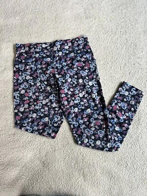 Leggings Express, tiro medio, florales, talla M, años 90 inspo Foto 1 de 3