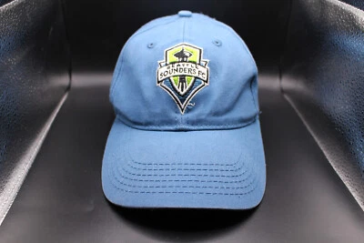 Seattle Sounders FC шляпа крышка MLS Adidas один размер подходит для всех молодежи синий зеленый детей - Изображение 1 из 4