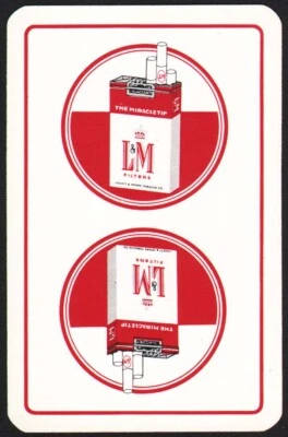 Paquete de eslogan punta milagrosa cigarrillos L & M de colección de cartas individuales en la foto Foto 1 de 2