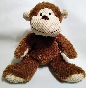 "Animal Adventure Monkey Marrón Blanco Texturizado Peluche Animal Peluche Chimpancé 2018 12" - Imagen 1 de 4