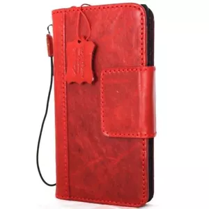 Custodia in vera pelle per Samsung Galaxy Note 9 portafoglio a libro cover magnetica - Foto 1 di 6